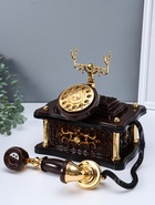 Шкатулка музыкальная механическая «Ретро телефон», 20×14.5×21.5 см - Фото 4