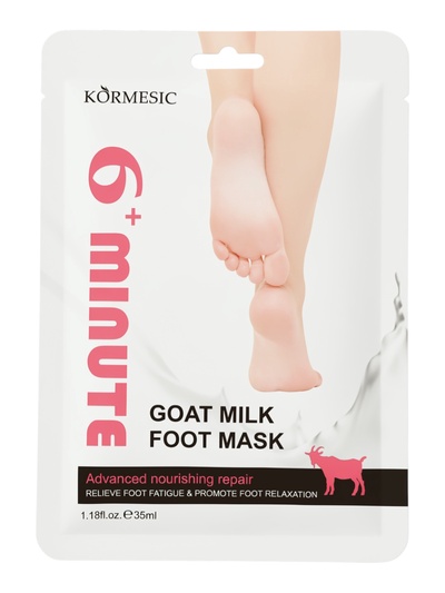 Питательная и восстанавливающая маска для ног с козьим молоком, 35 мл