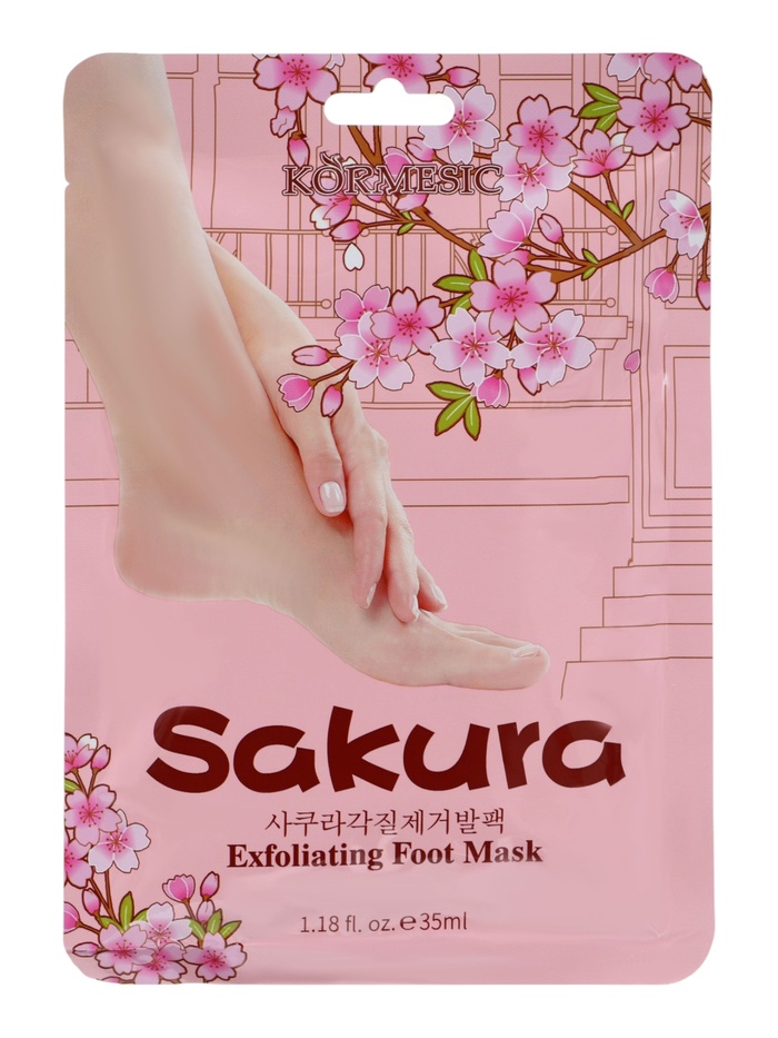 Маска для ног  с экстрактом сакуры, 35 мл