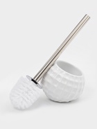 Ёрш для унитаза с подставкой «Квадро», керамика, белый - Фото 3