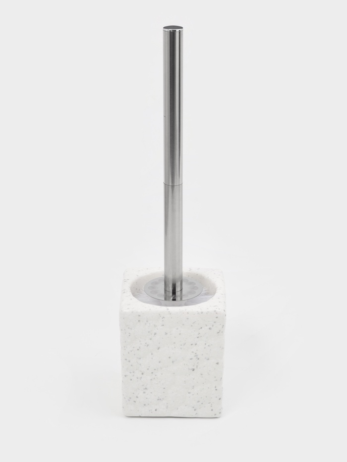 Ёрш для унитаза с подставкой «Крошка», керамика, белый - Фото 1