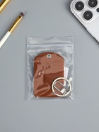 Брелок - чехол для магнитных ключей домофона, прямоугольный, рыжий, под нанесение, 4.5×7 см - Фото 4