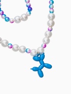 Набор детский "Выбражулька" 2пред-а: бусы, браслет, собака, бело-голубой  (артикул 10967664)  большой выбор товаров оптом и в розницу по низким ценам с доставкой