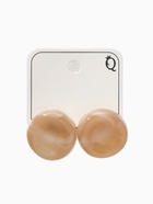 Серьги пластик «Леденец», d=2 см, с разводами белыми, коричнеые  (артикул 10967841)  большой выбор товаров оптом и в розницу по низким ценам с доставкой