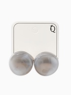 Серьги пластик «Леденец», d=2 см, с разводами белыми, серые  (артикул 10967845)  большой выбор товаров оптом и в розницу по низким ценам с доставкой