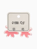 Серьги пластик "Цветочек летний" с блёсткой, цвет розовый  (артикул 10967847)  большой выбор товаров оптом и в розницу по низким ценам с доставкой