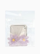 Серьги пластик "Цветочек летний" с блёсткой, цвет фиолетовый  (артикул 10967849)  большой выбор товаров оптом и в розницу по низким ценам с доставкой