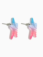 Серьги пластик «Морская звезда», розовый, голубой  (артикул 10967856)  большой выбор товаров оптом и в розницу по низким ценам с доставкой