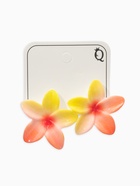 Серьги пластик «Цветок Лилии», жёлтый, оранжевый - Фото 3