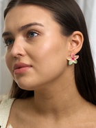 Серьги пластик «Цветок Лилии», голубой, розовый - Фото 2