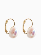 Серьги пластик «Майорика» круг, белые в золоте  (артикул 10967897)  большой выбор товаров оптом и в розницу по низким ценам с доставкой