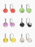 Серьги пластик "Шар №12" паталь, цвет МИКС в серебре  (артикул 10967903)  большой выбор товаров оптом и в розницу по низким ценам с доставкой