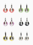 Серьги пластик "Шар №12" паталь, цвет МИКС в серебре  (артикул 10967903)  большой выбор товаров оптом и в розницу по низким ценам с доставкой