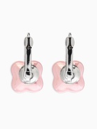 Серьги пластик "Майорика" цветок, цвет МИКС в серебре  (артикул 10967904)  большой выбор товаров оптом и в розницу по низким ценам с доставкой