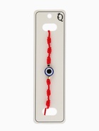 Браслет-оберег «Красная нить» узел/бусина/глаз,  цвет красно-бело-синий в золоте  (артикул 10968443)  большой выбор товаров оптом и в розницу по низким ценам с доставкой