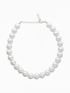 Чокер «Сияние жемчуга», (набор3 нити) бусины №14,10,8, L=35см+8см, цвет белый в серебре  (артикул 10969428)  большой выбор товаров оптом и в розницу по низким ценам с доставкой