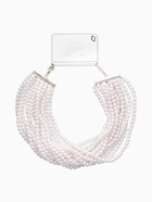 Чокер-бусы многослойный «Жемчужная императрица», 12 рядов, №6, L=30 см+10 см, белый в серебре - Фото 5