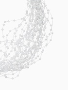 Чокер «Богема» с жемчугом на леске, воздушное, бусина№3, L=43 см, цвет белый  (артикул 10969433)  большой выбор товаров оптом и в розницу по низким ценам с доставкой