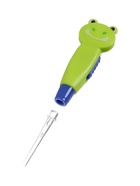 Палочка для чистки ушей LES-02, LED-подсветка, 3 насадки, от батареек, лягушка - Фото 6