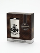 Подарочный набор «Самый лучший», стопки непробиваемые с пулей 2 шт.×50 мл, фляжка 240 мл.  (артикул 10924881)  большой выбор товаров оптом и в розницу по низким ценам с доставкой