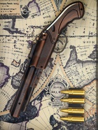 Панно настенное в раме с макетом оружия сувенирного «Карта. Револьвер и 4 пули», 26×36×5 см - Фото 3