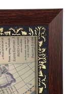 Панно настенное в раме с макетом оружия сувенирного «Карта. Револьвер и корабль», 26×36×5 см  (артикул 10949022)  большой выбор товаров оптом и в розницу по низким ценам с доставкой