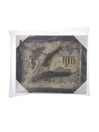 Панно настенное в раме с макетом оружия сувенирного «Карта. Револьверы и 4 пули», 35×43×4.5 см - Фото 8