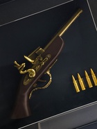 Панно настенное в раме с макетом оружия сувенирного «Револьверы. Геральдика», 49×104×7 см  (артикул 10949024)  большой выбор товаров оптом и в розницу по низким ценам с доставкой