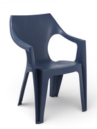 Кресло садовое Decorona DeForma, 55×53.5×78.5 см, пластиковое, цвет графитовый шторм - Фото 1