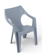 Кресло садовое Decorona DeForma, 55×53.5×78.5 см, пластиковое, цвет дымчатый кварц - Фото 3