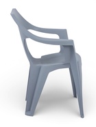 Кресло садовое Decorona DeForma, 55×53.5×78.5 см, пластиковое, цвет дымчатый кварц - Фото 4