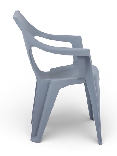 Кресло садовое Decorona DeForma, 55×53.5×78.5 см, пластиковое, цвет дымчатый кварц