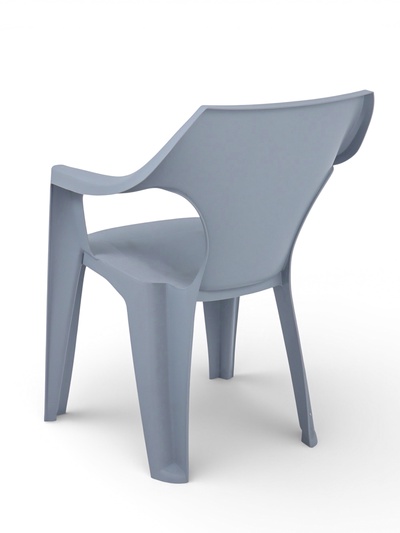 Кресло садовое Decorona DeForma, 55×53.5×78.5 см, пластиковое, цвет дымчатый кварц