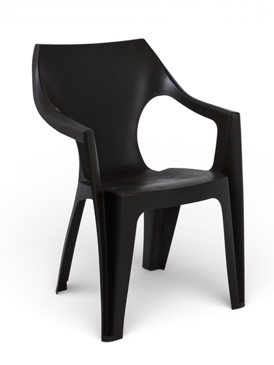 Кресло садовое Decorona DeForma, 55×53.5×78.5 см, пластиковое, цвет тёплый орех