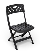 Стул садовый Decorona DeRiviera, 46×50×82 см, пластиковый, цвет горький шоколад - Фото 3