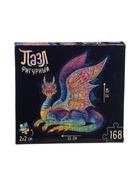 УЦЕНКА Фигурный пазл "Крылатый дракон", 168 деталей - Фото 3