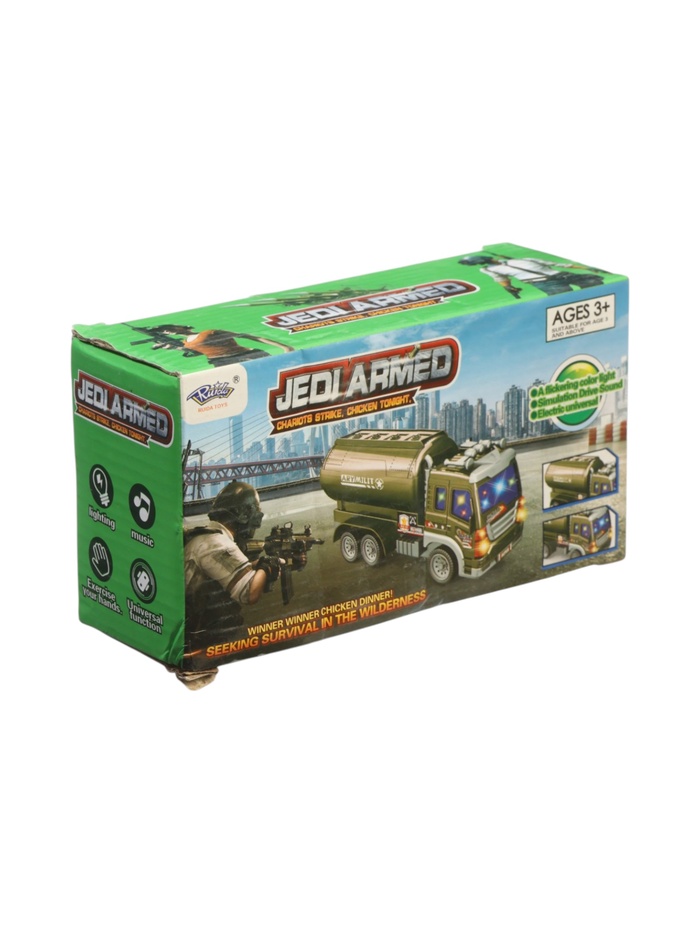 УЦЕНКА Машина "Армия", работает от батареек, свет и звук, МИКС - Фото 1