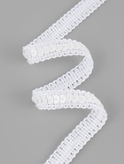 Лента декоративная пайетки 12мм*10±0,5ярд(9,1м±0,5м) белый АУ  (артикул 4443696)  большой выбор товаров оптом и в розницу по низким ценам с доставкой