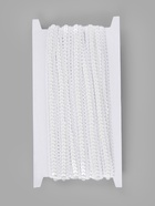 Лента декоративная пайетки 12мм*10±0,5ярд(9,1м±0,5м) белый АУ  (артикул 4443696)  большой выбор товаров оптом и в розницу по низким ценам с доставкой