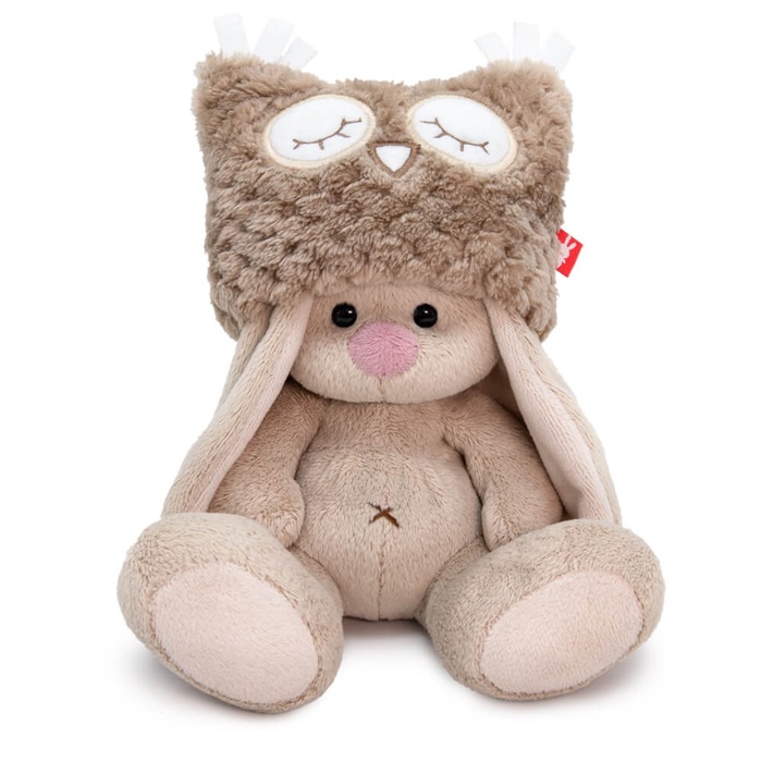 Мягкая игрушка «Зайка Ми в шапке-сове», 15 см - Фото 1