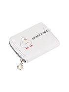 УЦЕНКА Кошелек 07-01-13 Деняк надо, 11*2*8,5 см, 3 отд, д/карт, д/монет, на молнии, белый - Фото 5