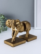 Держатель - подставка для книг полистоун «Слон», набор 2 шт., 12×21×18 см - фото 809537725