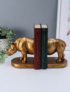 Держатель - подставка для книг полистоун «Носорог», набор 2 шт., 12×26.5×15 см - Фото 1