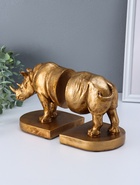 Держатель - подставка для книг полистоун «Носорог», набор 2 шт., 12×26.5×15 см - Фото 5