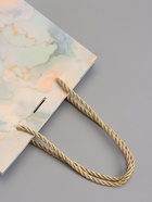 Пакет подарочный ламинированный «Мрамор», голубой, с бантиком, 19×15×7 см - Фото 6