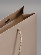 Пакет подарочный ламинированный, бронзовый, с бантом, 35×30×10 см - Фото 5