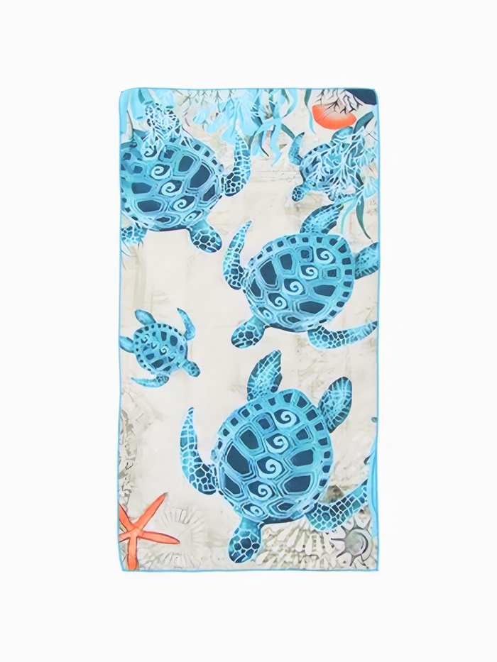 Полотенце пляжное «Этель» Voyage, 70×140 см, микрофибра 200 г/м² - Фото 1