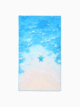 Полотенце пляжное «Этель» Sea, 70×140 см, микрофибра 200 г/м²