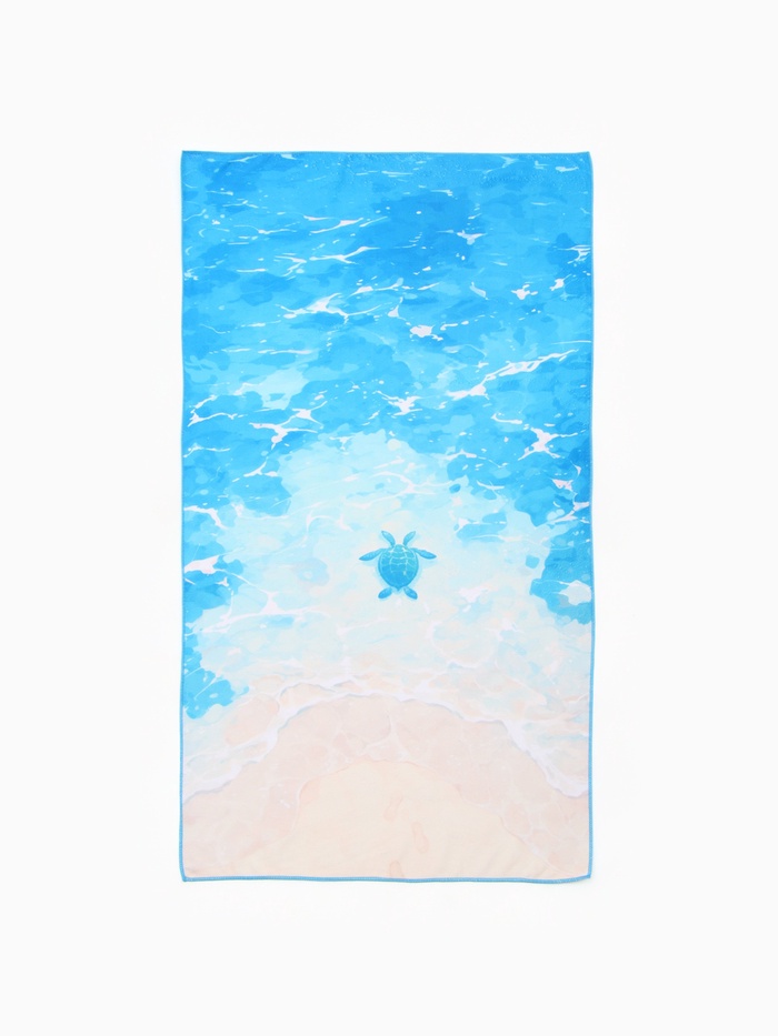 Полотенце пляжное «Этель» Sea, 70×140 см, микрофибра 200 г/м² - Фото 1