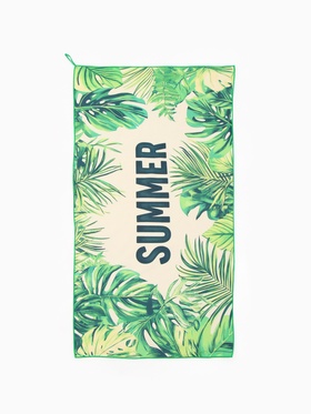 Полотенце пляжное «Этель» Summer, 70×140 см, микрофибра 200 г/м²